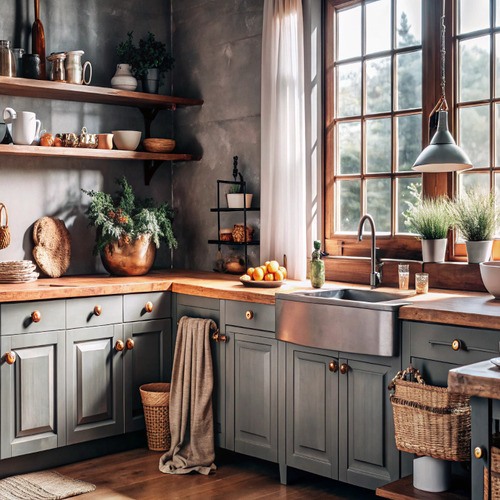 Landelijk keuken restauratie