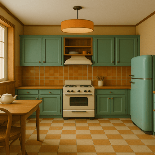 Retro keuken restauratie